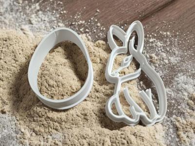 Easter Egg/Rabbit Cookie Cutter