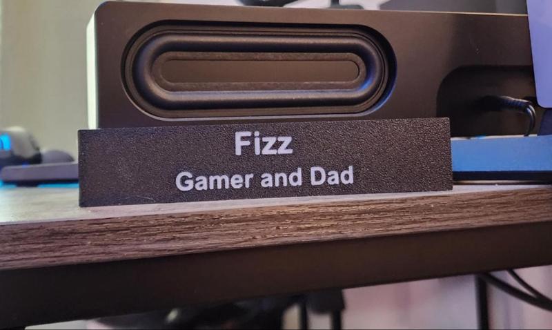 Simple Desk Plaque \ Name