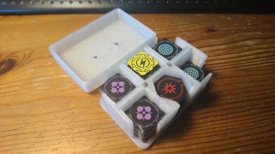 Star wars x-wing Token box (shield, force, charge, critical damage)