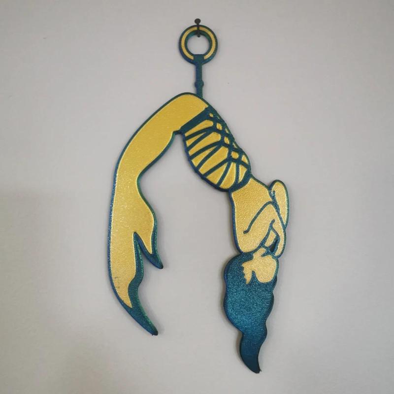 Shibari Mermaid Coaster and Wall Art