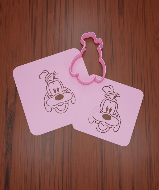 Disney "Goofy" Stencil