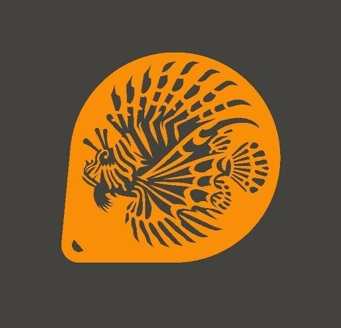 Lionfish Stencil 1