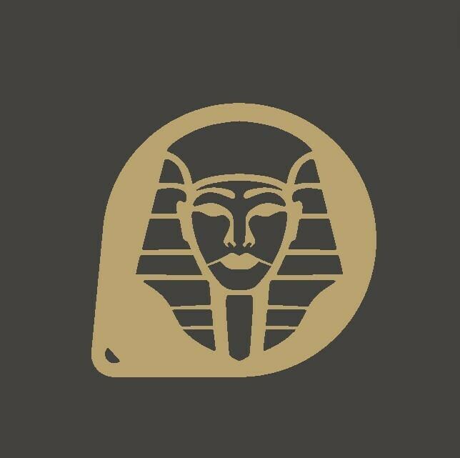 Pharaoh Mask stencil model 1