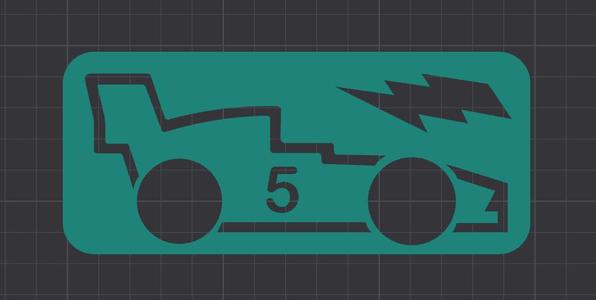 Stencil Kids Racecar