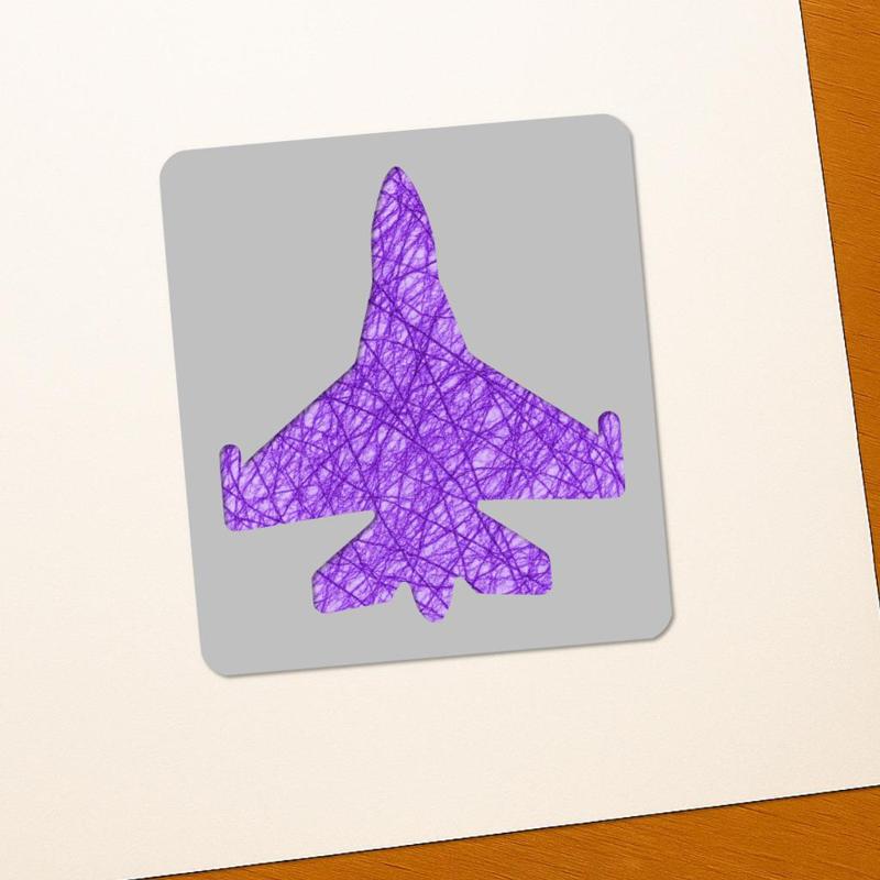 Jet Fighter Aircraft Drawing Stencils – 3D Printable Tools for Artists