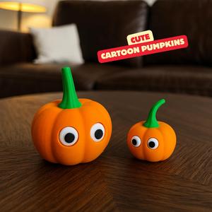 LITTLE PUMPKIN / CUTE CARTOON PUMPKIN / HALLOWEEN DECOR