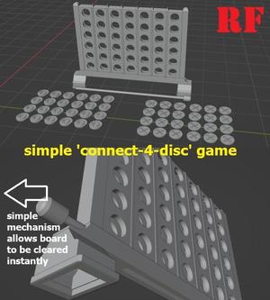simple 'connect 4' game set
