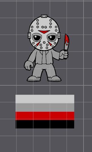 Jason Vorhees Chibi Magnet