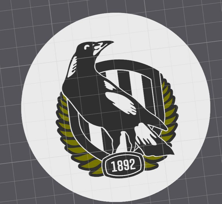 Collingwood Magpies Coaster 