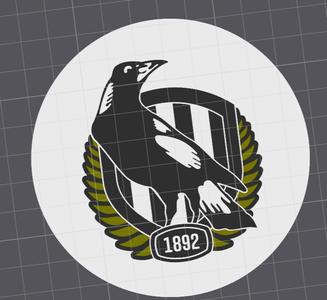 Collingwood Magpies Coaster 