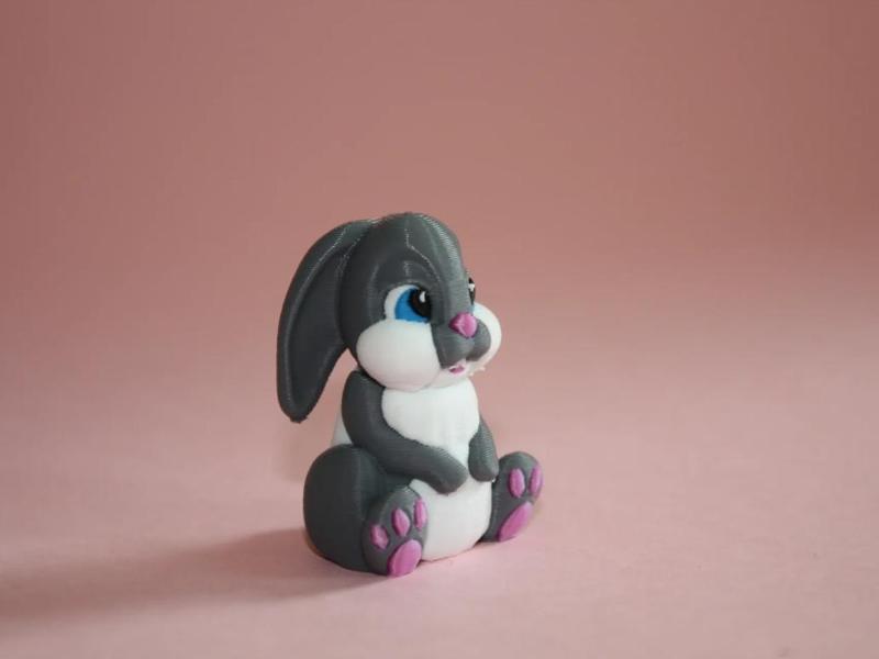 Cute easter bunny Single color and MMU colored