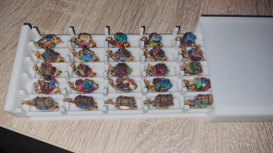 Box for camel miniatures for the Ankh board game