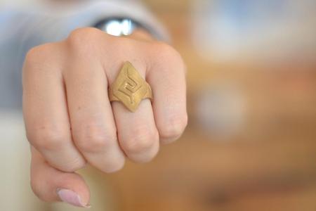 Mayan Triangles Ring