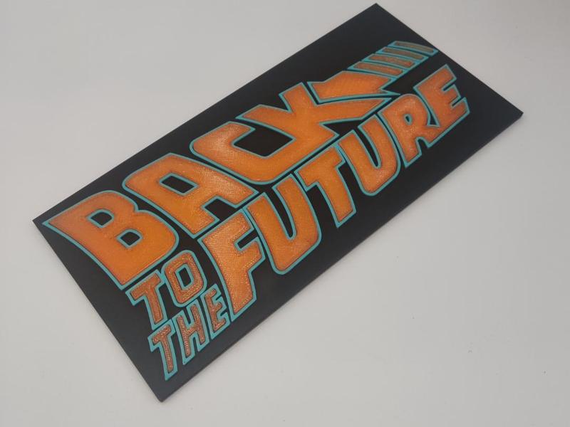 Back To The Future (BTTF) 3D Logo