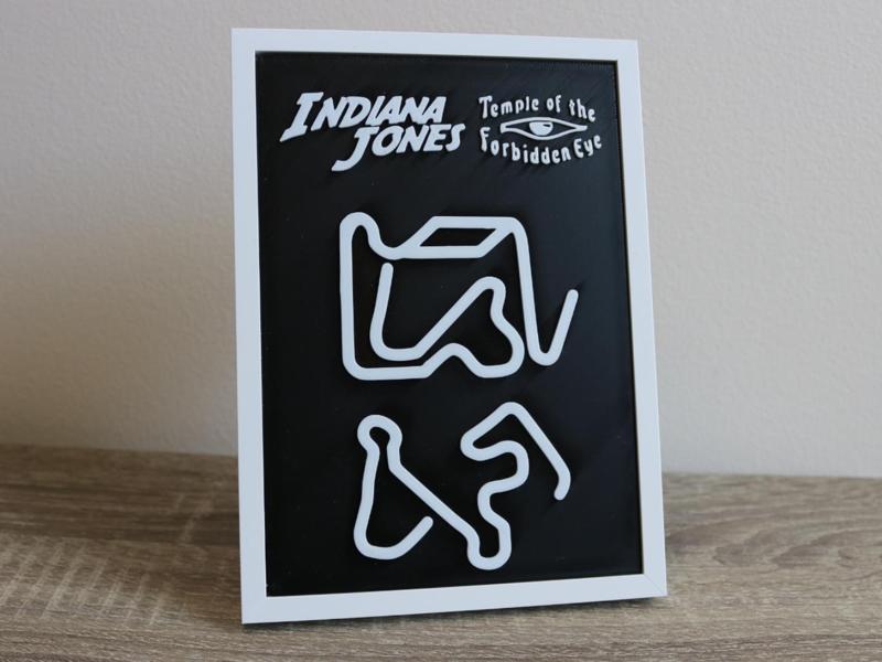 Indiana Jones Ride Track Decoration Disneyland