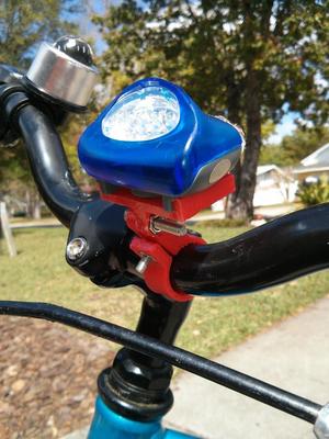 LED Headlight Handlebar Mount