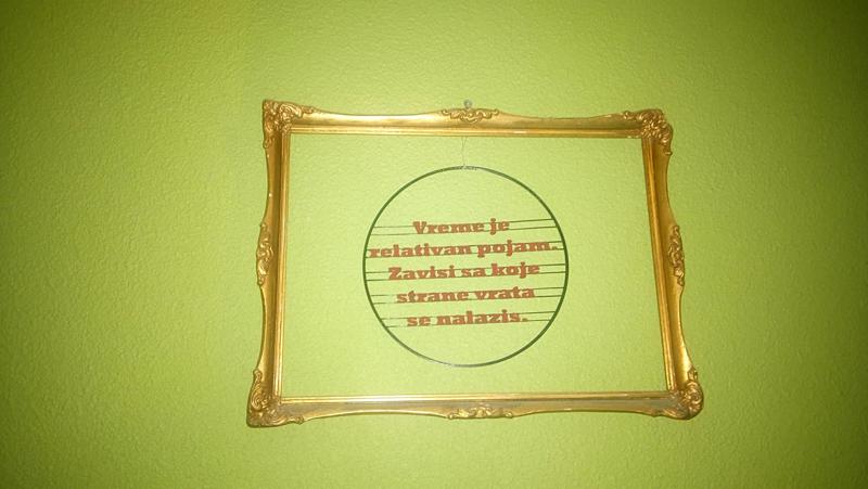 Toilet Wisdom - Time is relative