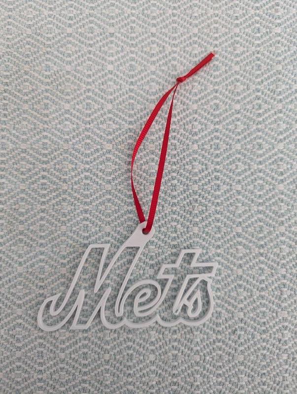 New York Mets Christmas Ornament