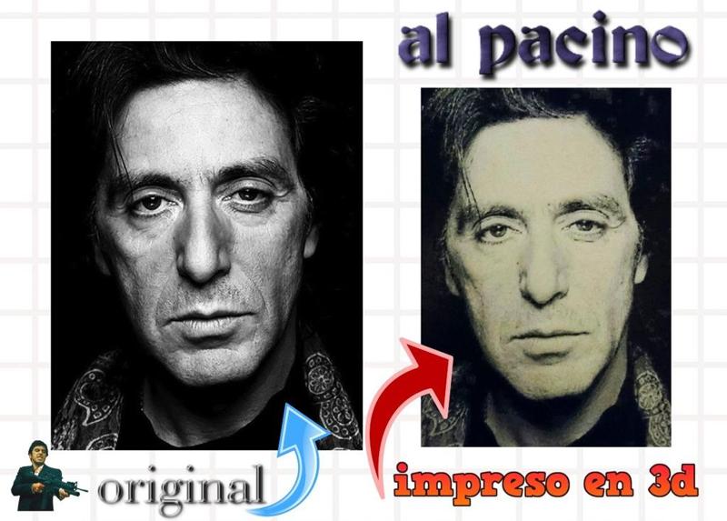 Dibujo 3D AL PACINO