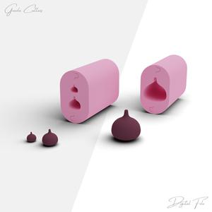 Fig Fruit Bead Roller For Polymer Clay, Fig Shape Bead Making Tool, Polymer Clay Tool, 3 Sizes Included, Digital STL File, No: 740