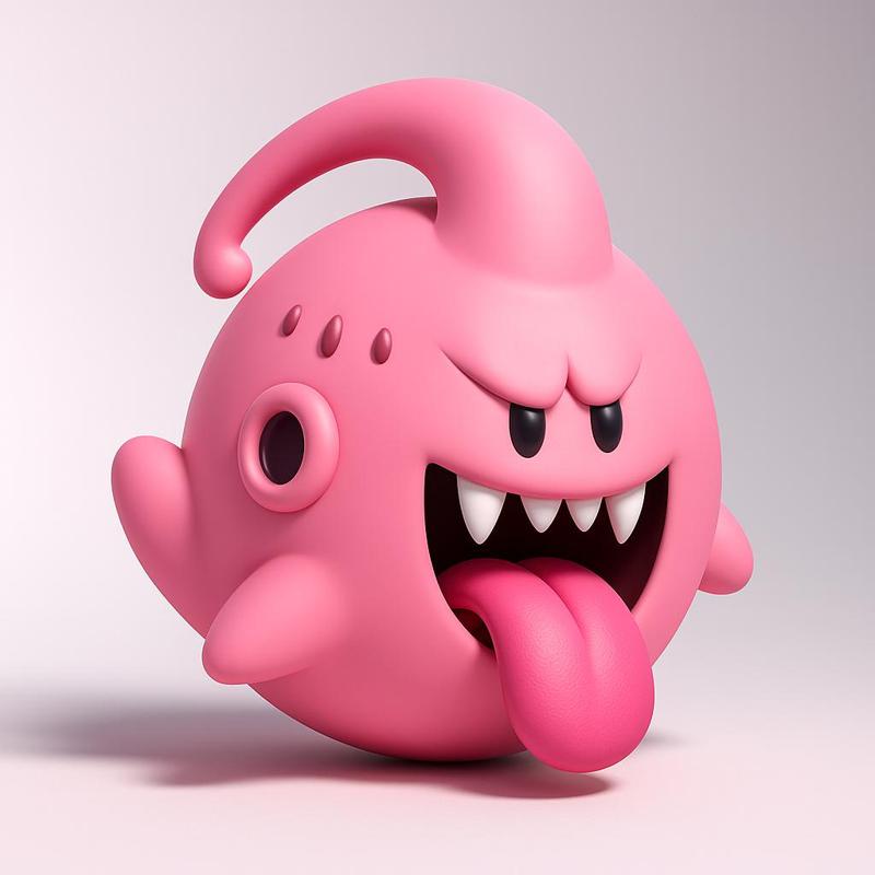 Boo Majin Boo from Mario Bros toy