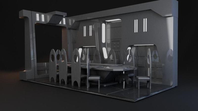 Trade Federation Room Diorama