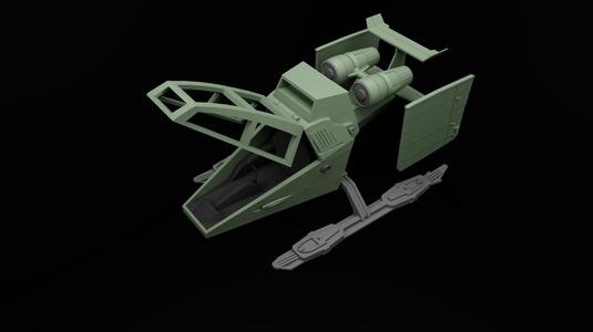 1/12 Scale Army Airship - (aka Skyhawk) STL only