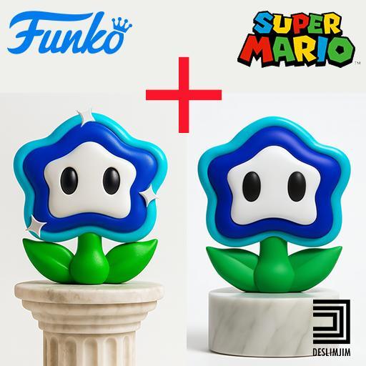 SUPER MARIO BROS WONDER BLUE FLOWER FUNKO POP TOYART