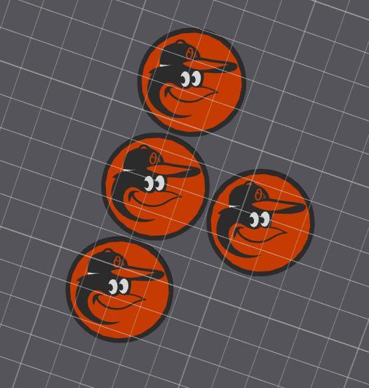 Baltimore Orioles - Tire Valve Stem Cap