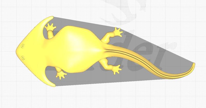 3D model represents Diplocaulus