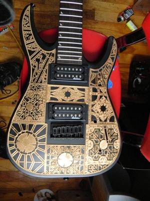 Jackson Dinky JS22-7 hellraiser detail