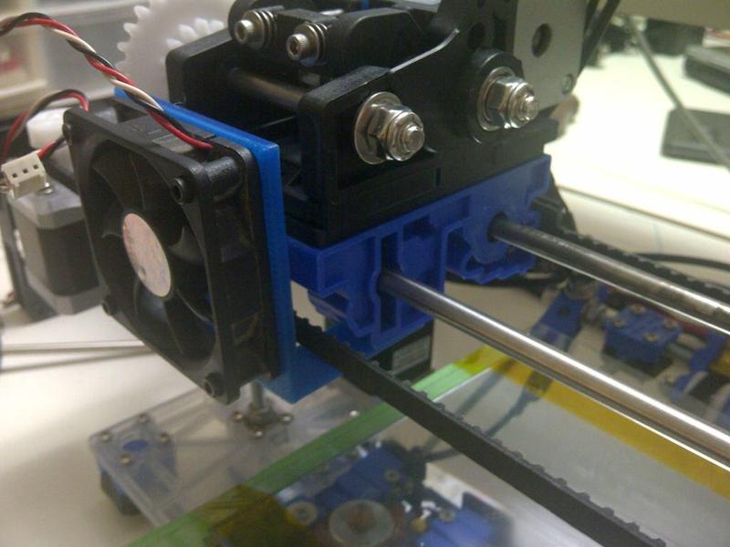 SeeMeCNC H1.1 Steve's Extruder 50mm Fan Mount