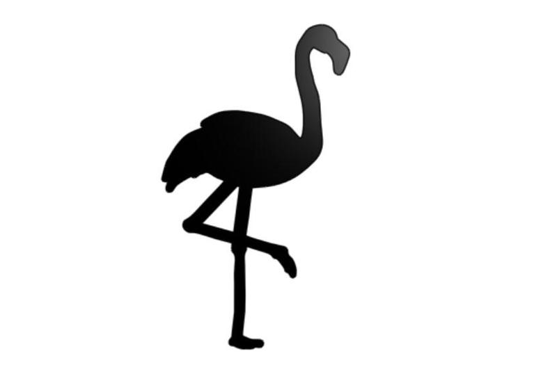 Flamingo wall art