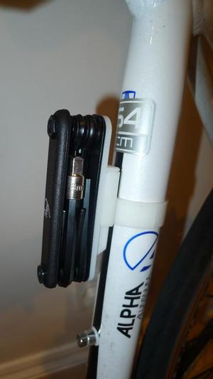 Bike tool kit hack & mount