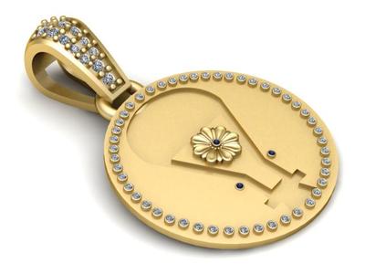 Sacred Floral Medallion Pendant