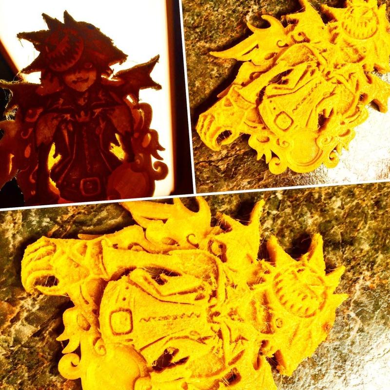 No.682 Illustrated Halloween Sora Medal from KHUX