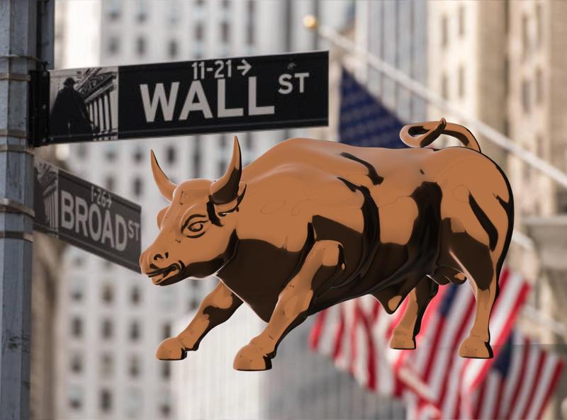 Wall Street Charging Bull