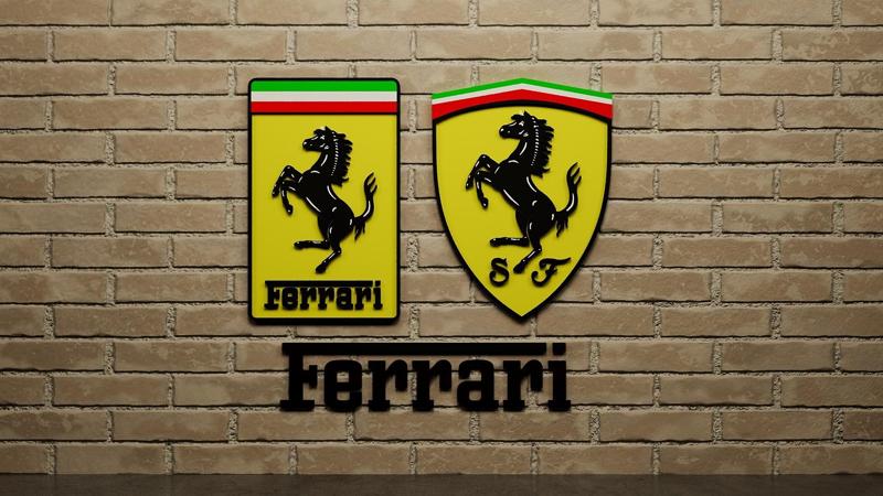 Ferrari 3D logo