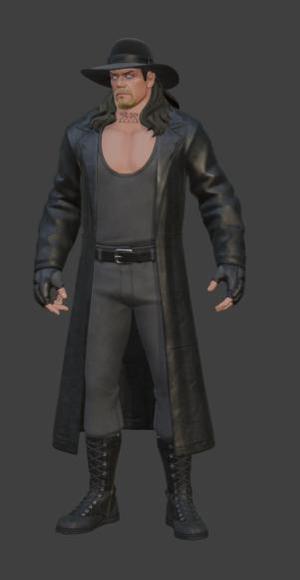 Undertaker WWE Entrance Pose STL - Iconic Stand 3D Print