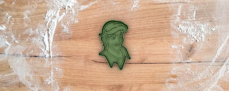 Prince Eric cookie cutter from the little mermaid