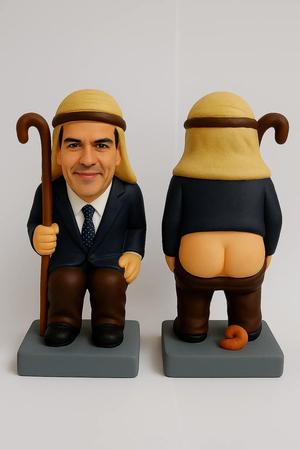 Cagané Cagané Christmas crib pedro Sánchez figurine shepherd boy