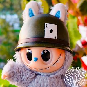 War Style M1 Helmet for Labubu