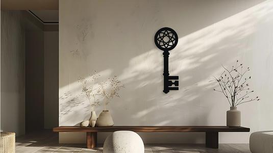 Ornate Vintage Skeleton Key Wall Art Digital Download