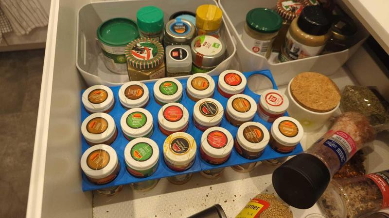 Spice holder rack