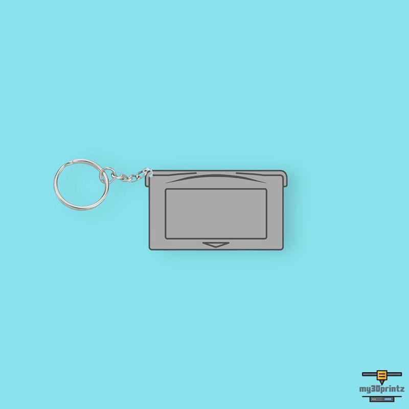 GAMEBOY ADVACNE CARTRIDGE KEYCHAIN