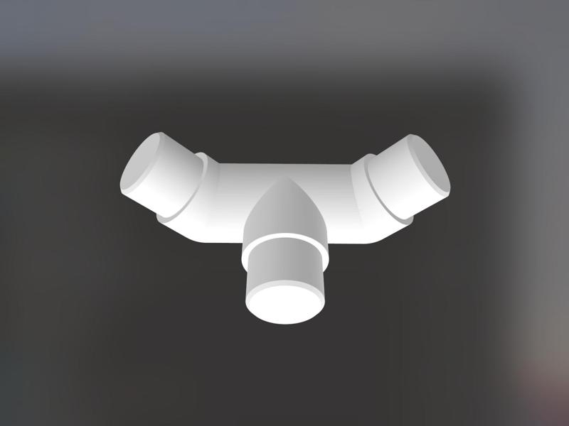 Simracing Rollcage Corner for 18 Bar Pipe 50mm