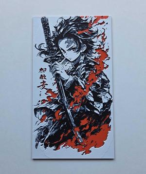 🔥⚔️ Premium 3D Painting "Tanjiro Forged in Flames" ⚔️🔥