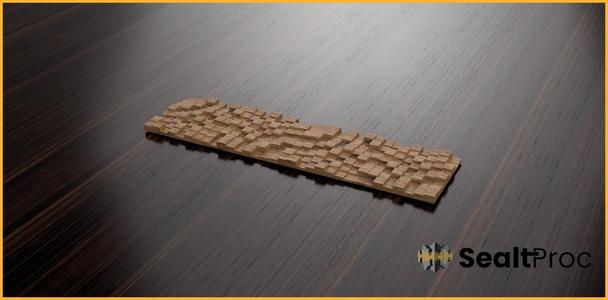 Acoustic Diffuser Panel - 5000 Hz - 2 Dimensional