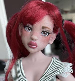 Dxgirly Designs Benny (human version) BJD Head ONLY