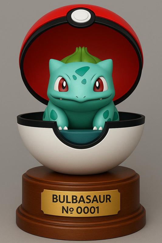 Pokéball Trophy - Bulbasaur N°0001